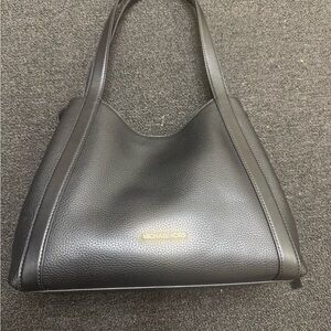 Michael Kors Black Leather Tote Bag